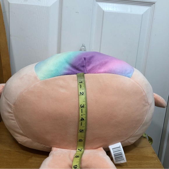 Kellytoy Squishmallows Plush Narwhal Rainbow Unicorn Stuffed Plush Pillow 13.5” - Picture 11 of 14